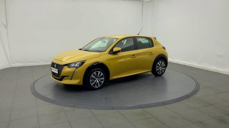 Jaune Utilisé 2020 Peugeot e-208 Active Citadine | 13 590 € (Bon prix) - Image 1/3