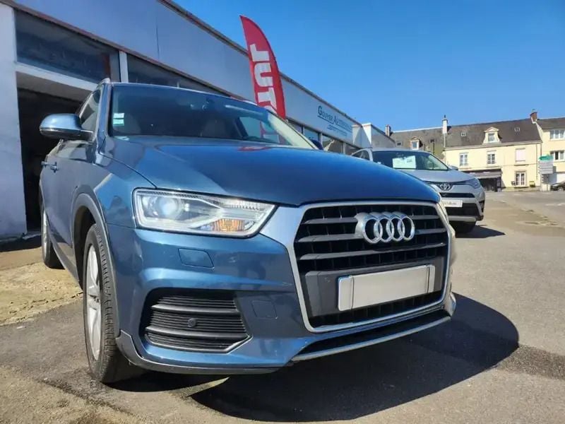Bleu Utilisé 2017 Audi Q3 Ambition SUV | 18 990 € (Prix assez cher) - Image 1/4