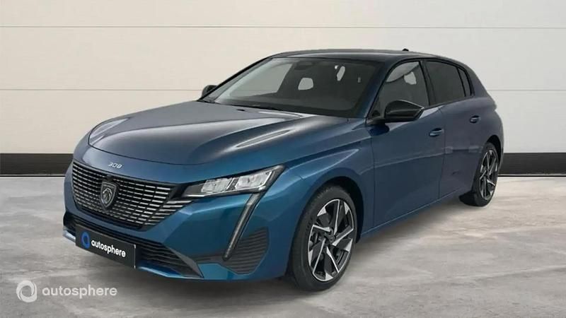 Bleu Nouvelle 2025 Peugeot 308 Allure Berline | 30 699 € (Prix assez cher) - Image 1/4