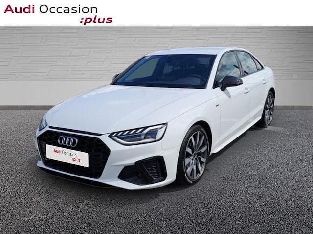 Blanc ibis Utilisé 2023 Audi A4 S-Line Berline | 26 880 € (Super prix) - Image 1/4