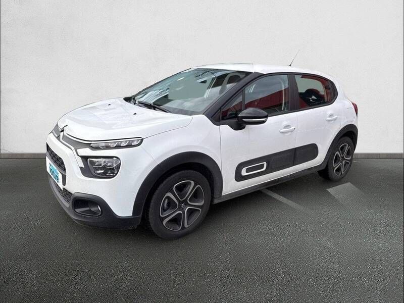 Blanc Utilisé 2023 Citroën C3 PureTech Citadine | 13 330 € (Prix juste) - Image 1/3