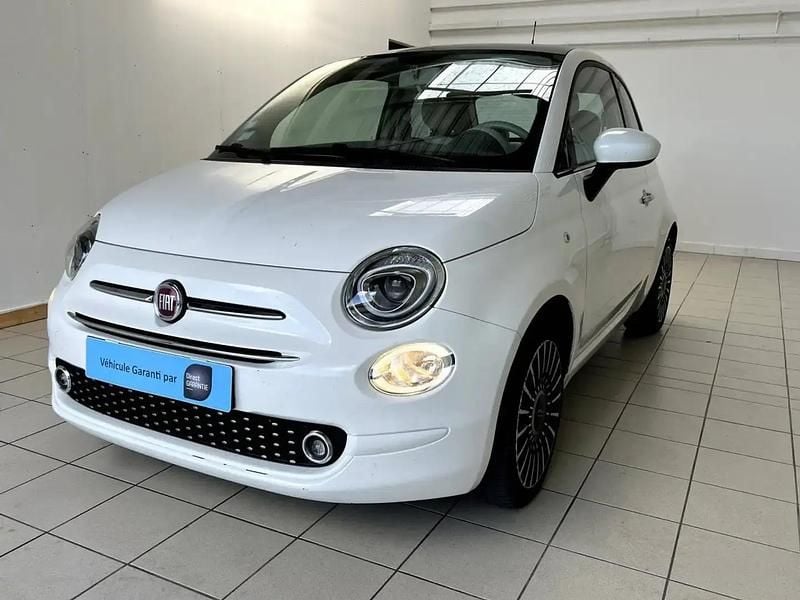Blanc Utilisé 2018 Fiat 500 Lounge Berline | 8 990 € (Bon prix) - Image 1/4