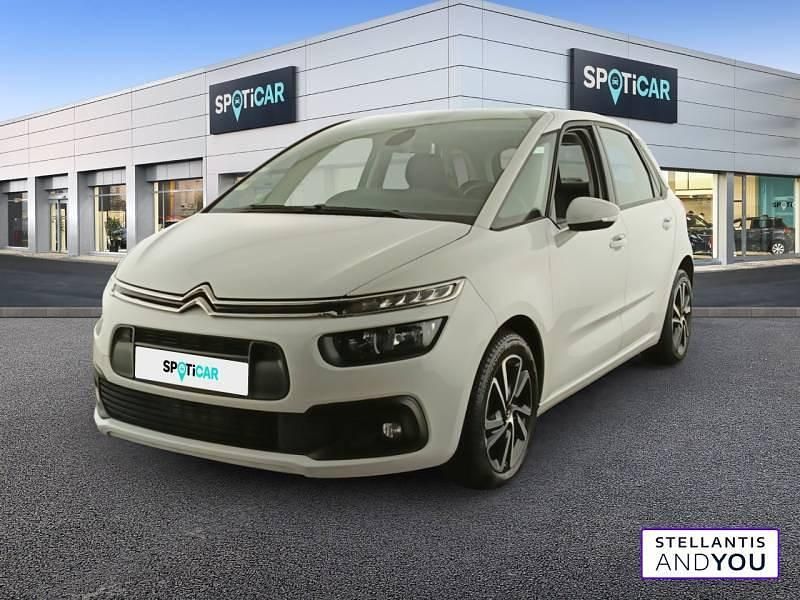 Blanc Utilisé 2020 Citroën C4 SpaceTourer Business Class Monospace | 10 590 € (Super prix) - Image 1/4
