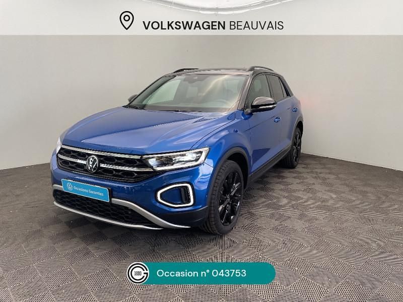 Bleu Utilisé 2023 VW T-Roc Style SUV | 31 990 € (Prix juste) - Image 1/4