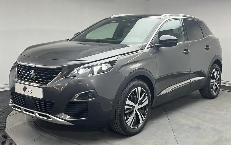 Gris Utilisé 2019 Peugeot 3008 GT-line SUV | 14 490 € (Prix assez cher) - Image 1/4