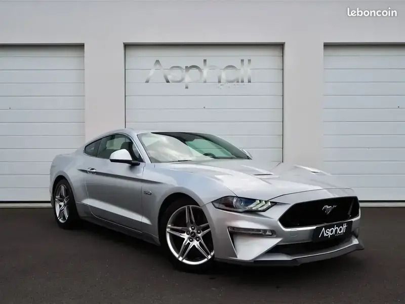 Gris Utilisé 2019 Ford Mustang Fastback Coupé | 52 990 € - Image 1/4