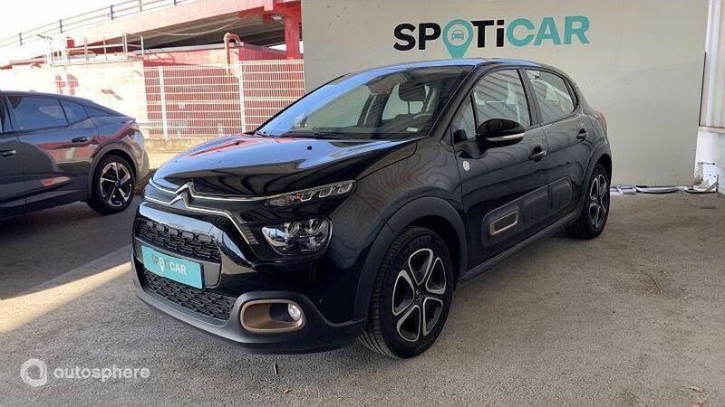 Noir perla nera (n) Utilisé 2023 Citroën C3 PureTech Citadine | 12 999 € (Prix juste) - Image 1/4