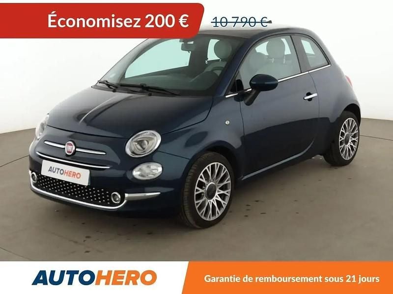 Bleu Occasion 2019 Fiat 500 Star Citadine | 10 590 € (Bon prix) - Image 1/2