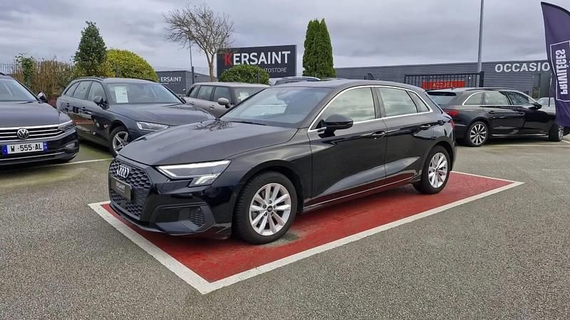 Noir Occasion 2021 Audi A3 Business Berline | 22 990 € (Prix assez cher) - Image 1/4