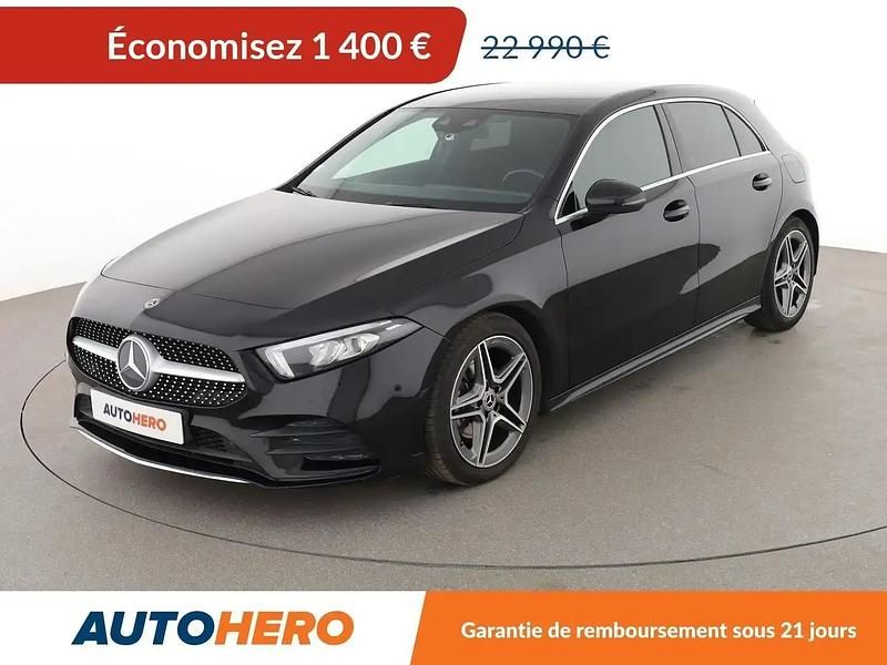 Noir Occasion 2018 Mercedes A180 AMG line Berline | 21 590 € (Prix juste) - Image 1/2