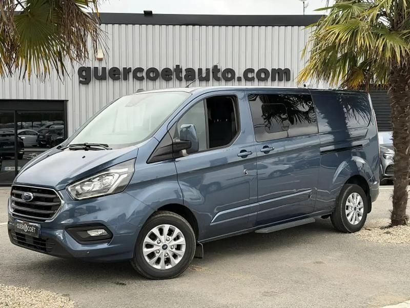 Bleu Utilisé 2023 Ford Transit Custom Limited Van | 32 990 € (Prix assez cher) - Image 1/4