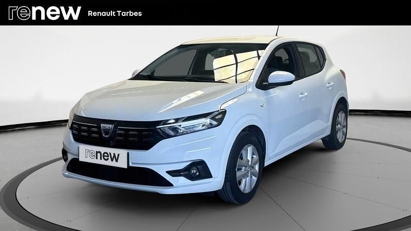 Blanc Utilisé 2022 Dacia Sandero Comfort Citadine | 13 728 € (Prix juste) - Image 1/4