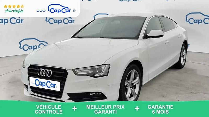 Blanc Occasion 2015 Audi A5 Ambiente Berline | 14 490 € - Image 1/4