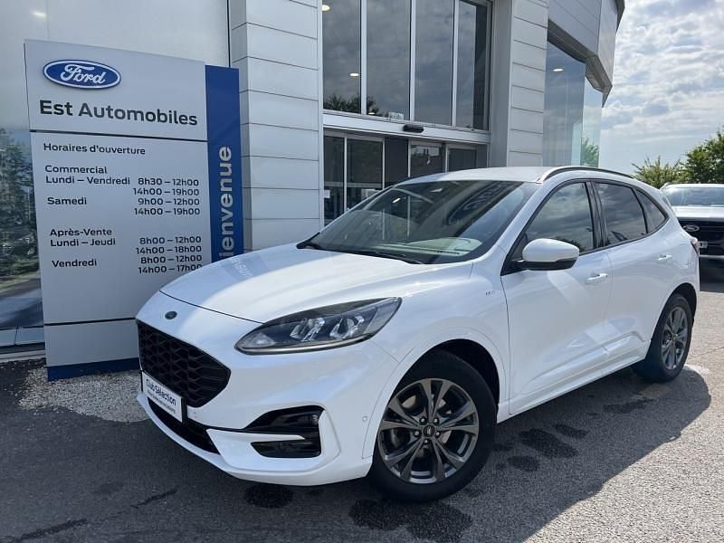 Bleu Utilisé 2021 Ford Kuga Business Edition SUV | 21 999 € (Prix juste) - Image 1/4
