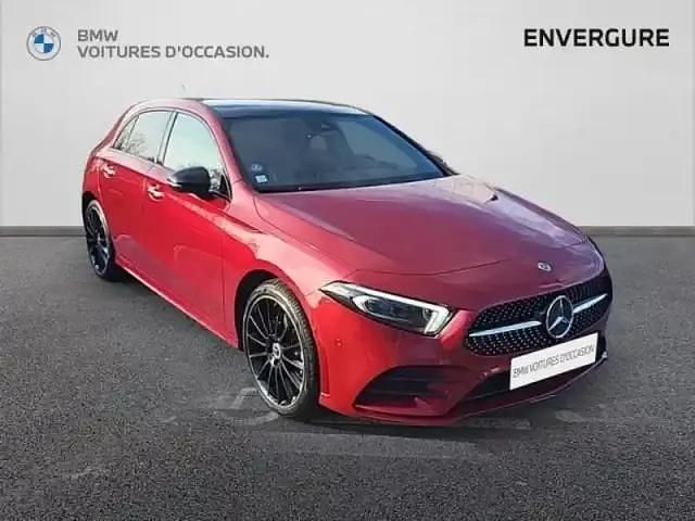 Rouge patagonie métallisé manufaktur Occasion 2021 Mercedes A250 AMG line Berline | 28 990 € (Prix juste) - Image 1/4
