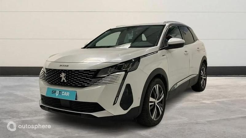 Blanc Utilisé 2021 Peugeot 3008 Allure SUV | 20 999 € (Prix juste) - Image 1/4