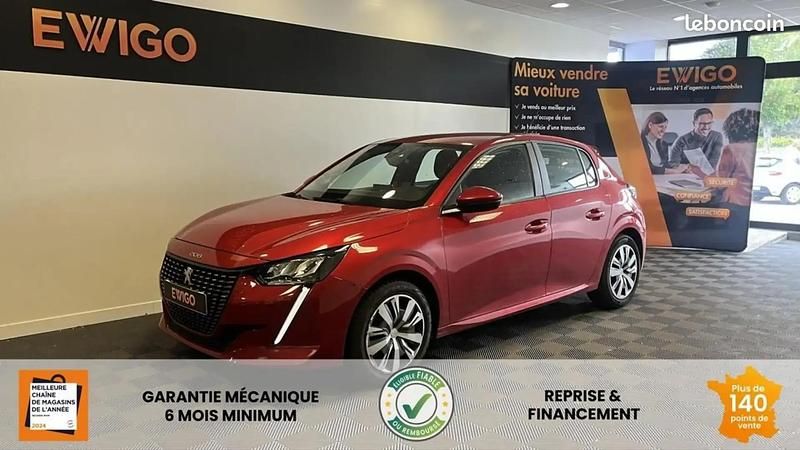 Rouge Utilisé 2020 Peugeot 208 Business-Line Citadine | 8 990 € (Prix juste) - Image 1/4