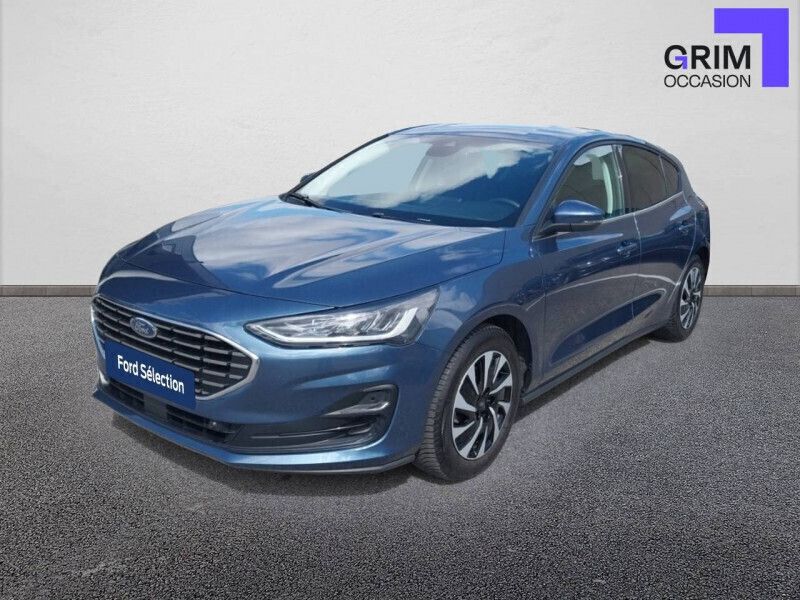 Bleu Occasion 2024 Ford Focus S Berline | 22 990 € (Prix assez cher) - Image 1/4