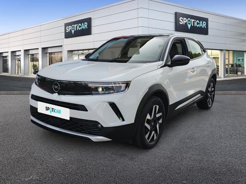 Blanc arktis/toit noir métal Utilisé 2023 Opel Mokka Elegance SUV | 18 990 € (Prix juste) - Image 1/4