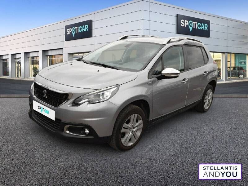 Gris Utilisé 2018 Peugeot 2008 Style SUV | 9 590 € (Bon prix) - Image 1/4