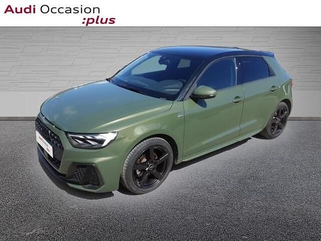 Vert district métallisé Utilisé 2024 Audi A1 Sportback S-Line Citadine | 29 432 € (Prix assez cher) - Image 1/4