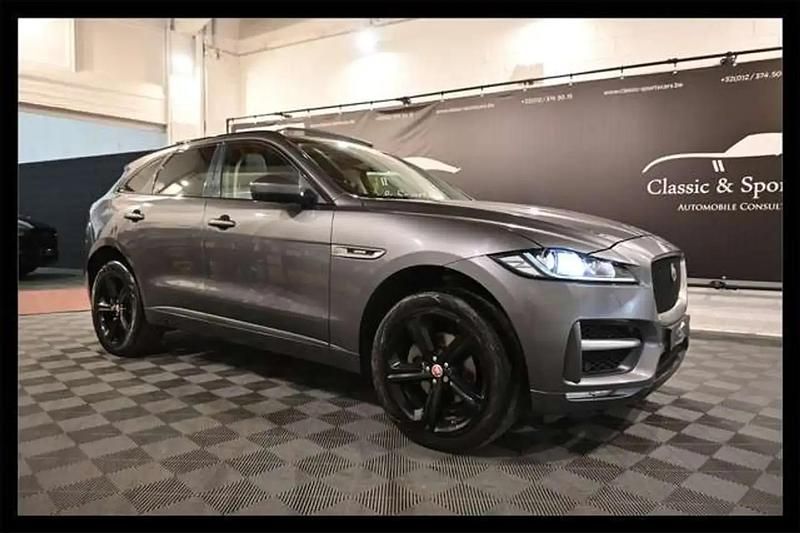 Gris Occasion 2016 Jaguar F-Pace R-Sport SUV | 14 950 € (Prix juste) - Image 1/4
