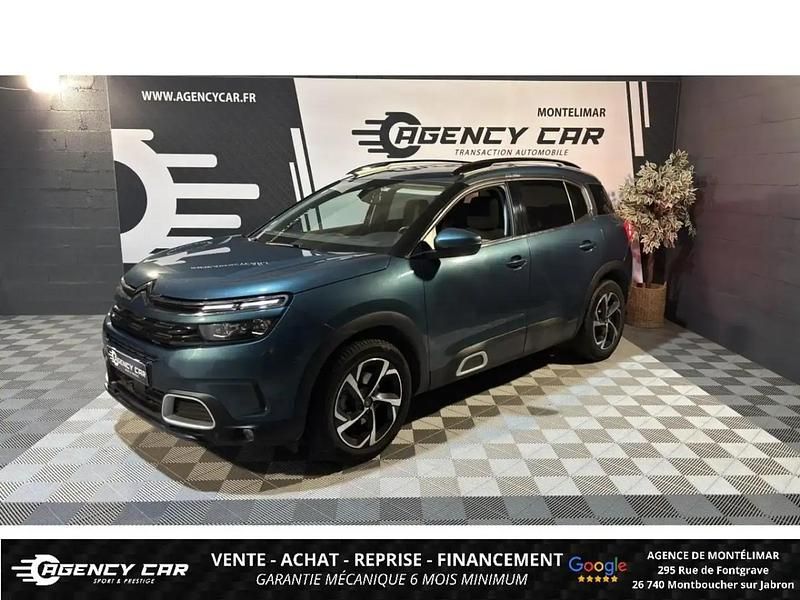 Bleu Occasion 2021 Citroën C5 Aircross Shine SUV | 20 490 € (Bon prix) - Image 1/4