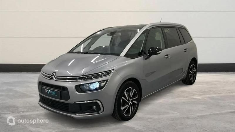 Gris Utilisé 2021 Citroën C4 SpaceTourer PureTech Monospace | 19 499 € (Prix assez cher) - Image 1/4