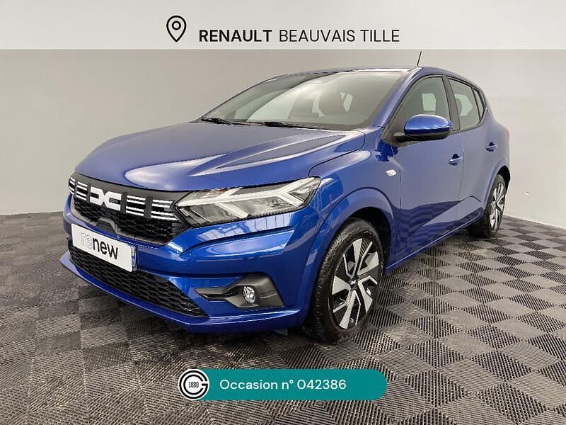 Bleu Utilisé 2024 Dacia Sandero Expression Citadine | 14 490 € (Bon prix) - Image 1/4