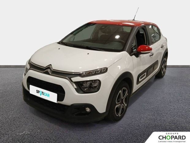 Blanc Utilisé 2022 Citroën C3 Shine Citadine | 11 290 € (Prix juste) - Image 1/4