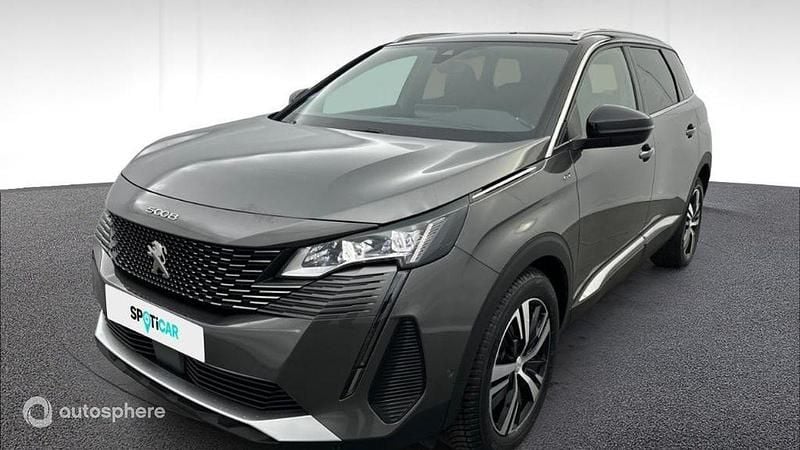 Gris Utilisé 2023 Peugeot 5008 GT SUV | 24 760 € (Prix juste) - Image 1/4