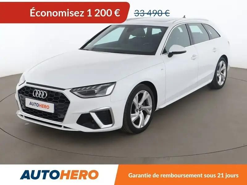 Blanc Utilisé 2022 Audi A4 S-Line Break | 31 390 € (Prix juste) - Image 1/2