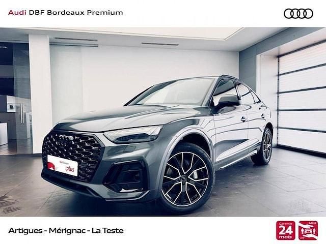 Gris daytona nacré Occasion 2025 Audi Q5 Sportback Black Edition SUV | 67 900 € (Prix cher) - Image 1/4