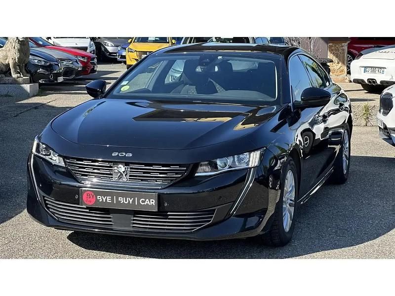 Noir Utilisé 2021 Peugeot 508 Business-Line Berline | 13 990 € (Prix juste) - Image 1/4