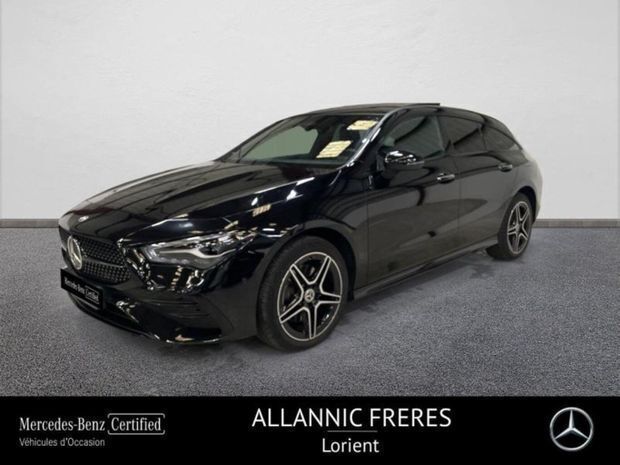 Noir Utilisé 2024 Mercedes CLA250e AMG line Berline | 45 490 € - Image 1/4