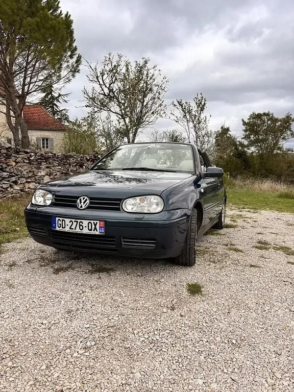 Vert Utilisé 2001 VW Golf Cabriolet Cabriolet | 2 000 € - Image 1/4