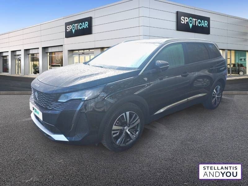 Noir Utilisé 2021 Peugeot 5008 S Monospace | 27 490 € (Bon prix) - Image 1/3