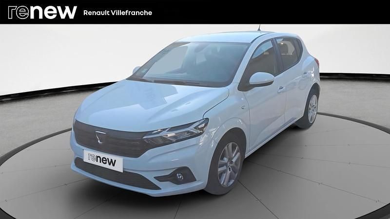 Blanc Utilisé 2021 Dacia Sandero Comfort Citadine | 11 990 € (Bon prix) - Image 1/4