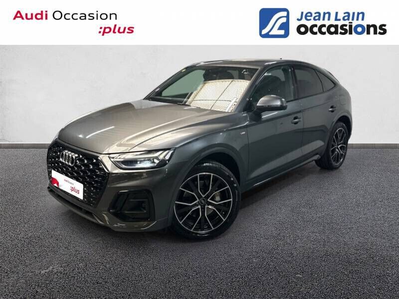 Gris daytona nacré Utilisé 2021 Audi Q5 Sportback S-Line SUV | 44 990 € (Bon prix) - Image 1/4