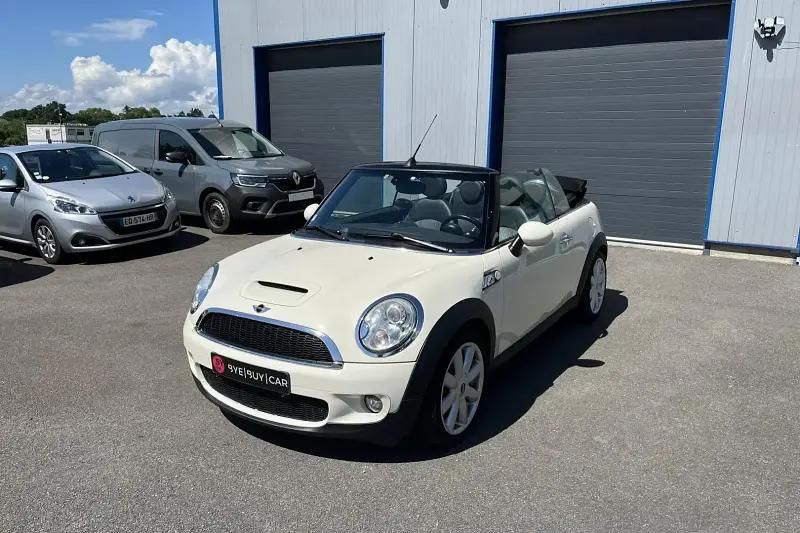 Blanc Utilisé 2010 Mini Cooper S Cabriolet Cabriolet | 9 440 € - Image 1/4