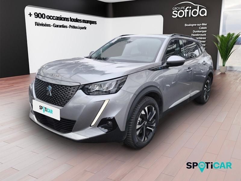 Gris Utilisé 2021 Peugeot e-2008 SUV | 17 490 € (Prix juste) - Image 1/4