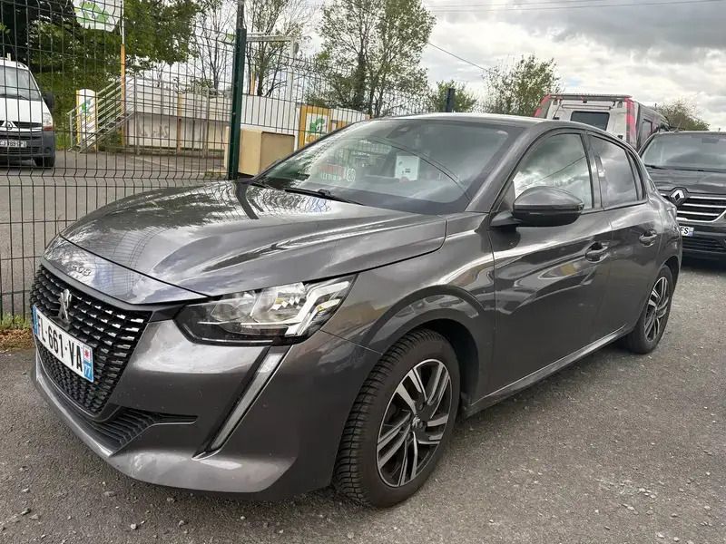 Gris Utilisé 2019 Peugeot 208 S Citadine | 8 990 € (Bon prix) - Image 1/4