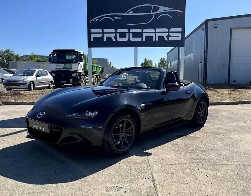 Noir Utilisé 2015 Mazda MX5 Cabriolet | 20 490 € (Prix juste) - Image 1/4