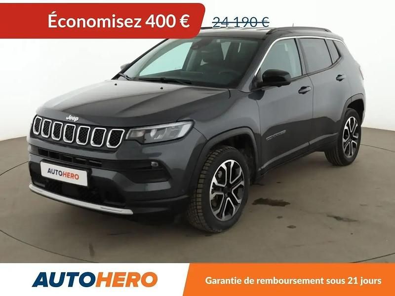 Gris Occasion 2022 Jeep Compass Longitude SUV | 23 790 € (Prix juste) - Image 1/2