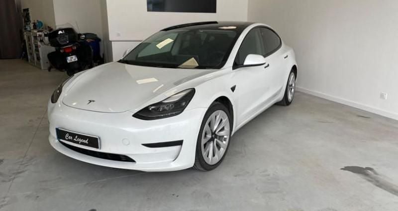 Blanc Utilisé 2021 Tesla Model 3 Standard Range Berline | 22 900 € (Prix assez cher) - Image 1/4