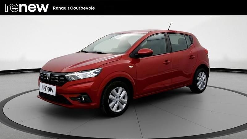Rouge Occasion 2022 Dacia Sandero Comfort Citadine | 14 490 € (Prix juste) - Image 1/4