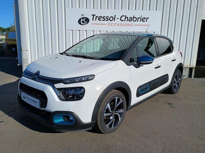 Blanc Utilisé 2021 Citroën C3 PureTech Citadine | 12 839 € (Prix juste) - Image 1/4