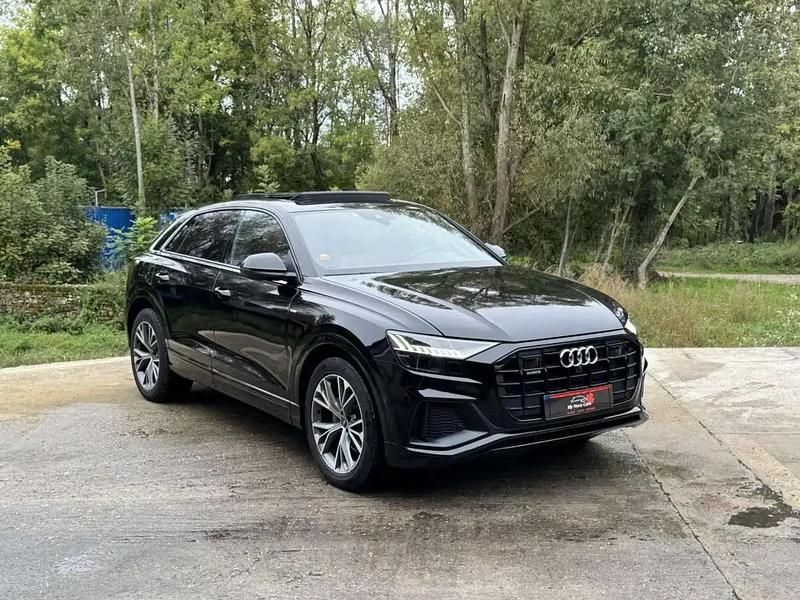 Noir Occasion 2021 Audi Q8 S-Line SUV | 44 990 € (Bon prix) - Image 1/4