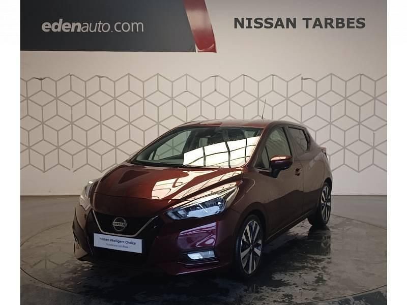 Occasion Nissan Micra Tekna 100 ch (73 kW) 2020 Rouge fonce Citadine