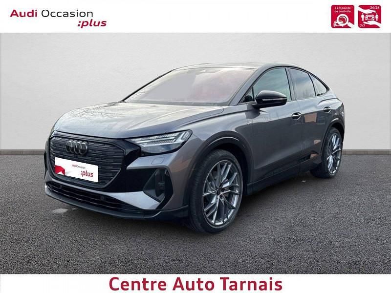 Gris typhon métallisé Utilisé 2024 Audi Q4 Sportback e-tron Design SUV | 59 990 € - Image 1/4